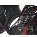 ABSTRAKT 5 - charcoal and chalk 145 x 110 cm.